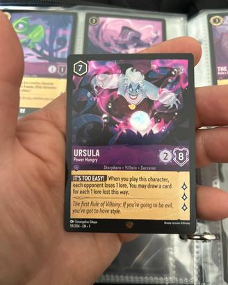 Lorcana ursula power hungry foil