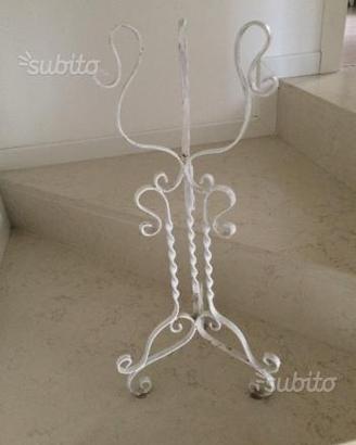 Porta vasi ferro battuto shabby