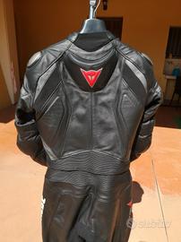 tuta moto 48 dainese divisibile in pelle