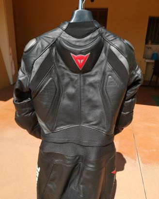 tuta moto 48 dainese divisibile in pelle