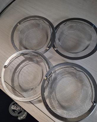 Set 4 Pezzi Colino Per Lavello In Acciaio inossida