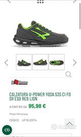 Scarpe antinfortunistiche Upower n43