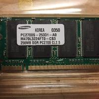 Coppia di memorie RAM per Notebook 512MB (2x256MB)