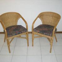 Sedie / bamboo / 02 / cuscino / fiori