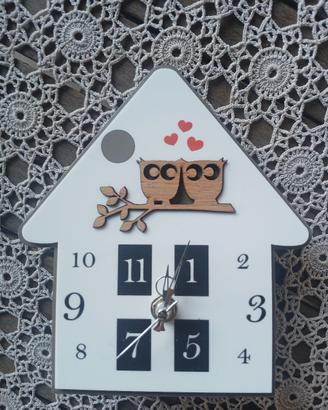 bomboniera a forma di orologio da tavolo