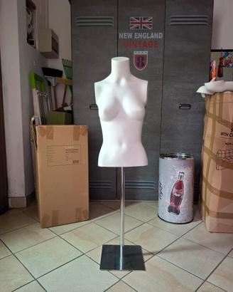 Manichino busto con asta