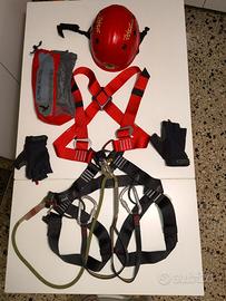 Salewa Set Ferrata Y-Style + Casco + Guanti