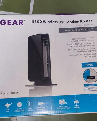NETGEAR DGN2200 Modem Router Wi-Fi ADSL 802.11n Fi