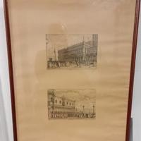 stampe antiche n.3 con cornice