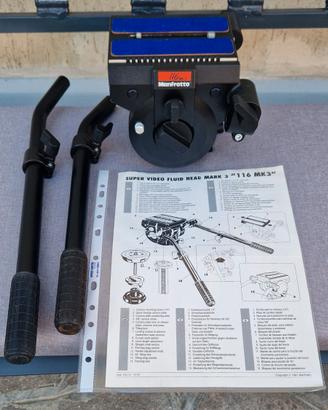 Manfrotto Pro testa fluida 116 Mk3