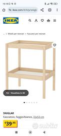 fasciatoio legno Ikea buone consizioni