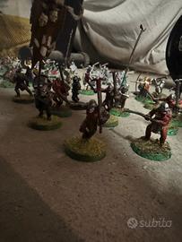 30 circa minuature signore degli anelli in plastic