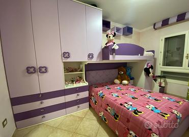 Cameretta bambina a ponte + accessori