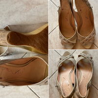 Sandali aperti con zeppa