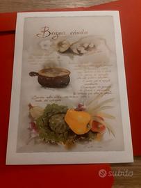 Stampe da acquerello ricette piemontesi