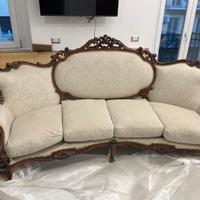 Superbo divano 4 posti stile barocco pezzo unico