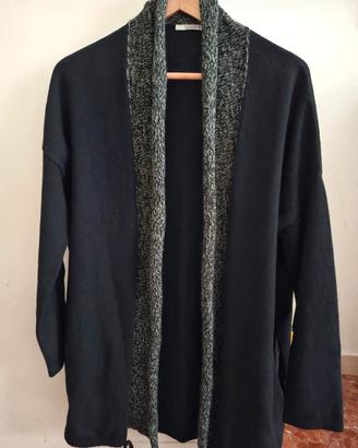 Cardigan Kangra in lana, cashemere e seta taglia M