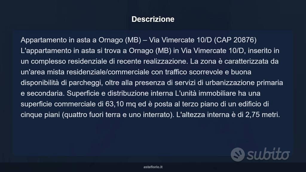 Appartamento – Ornago, Cascina Rossino - Vista 5