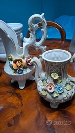 Ceramica Vintage stile Capodimonte - Fiori 