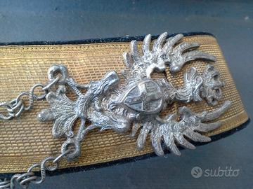 Bandoliera con giberna Ufficiale regio esercito