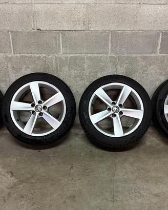 4 cerchi in lega originali volkswagen 16 pollici