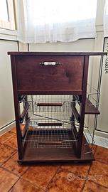 Mobiletto carrello da cucina