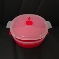 Nuova Vaporiera per Microonde Rossa Snips 4L