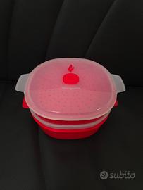 Nuova Vaporiera per Microonde Rossa Snips 4L