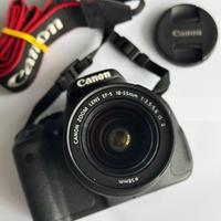 Canon 600d con obbiettivo zoom 18 55