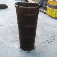 Zerla cesta in legno antica