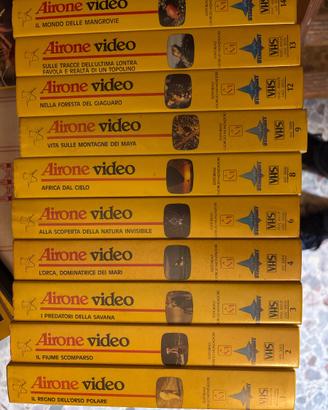 Lotto Collana Airone Video VHS Mondadori