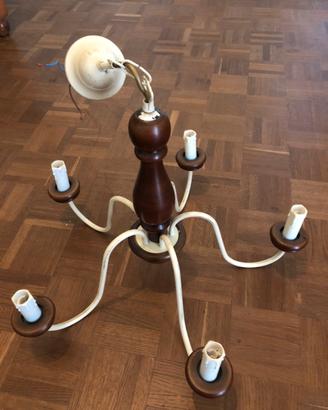LAMPADARIO A CINQUE LUCI
