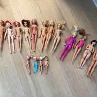 Bambole Barbie e Ken - pacchetto di pz.9