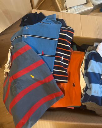 70 pezzi lacoste, tommy e ralph laurent grado A