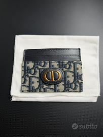 Portacarte Dior Freesia 30 Montaigne Blue Nuovo