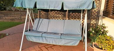 Dondolo da giardino 3 posti