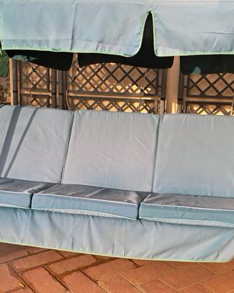 Dondolo da giardino 3 posti