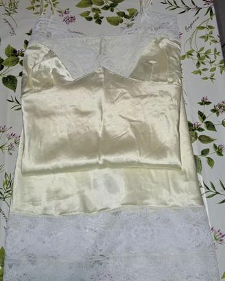 Camicia da notte sottoveste vestaglia in raso