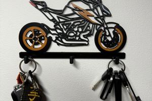 PORTACHIAVI DA MURO STAMPATI IN 3D KTM SUPERDUKE