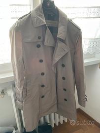 Trench raincoat impermeabile Burberry beige L