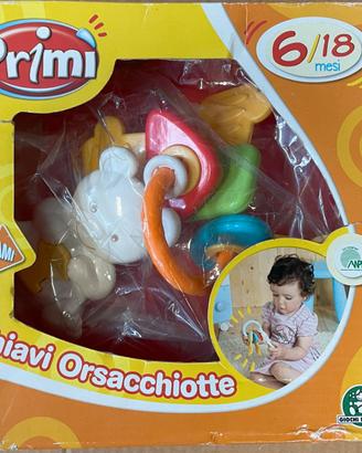 Giochi Preziosi Primì Sonaglio Chiavi Orsetto