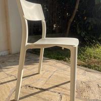 6 sedie ikea bianche