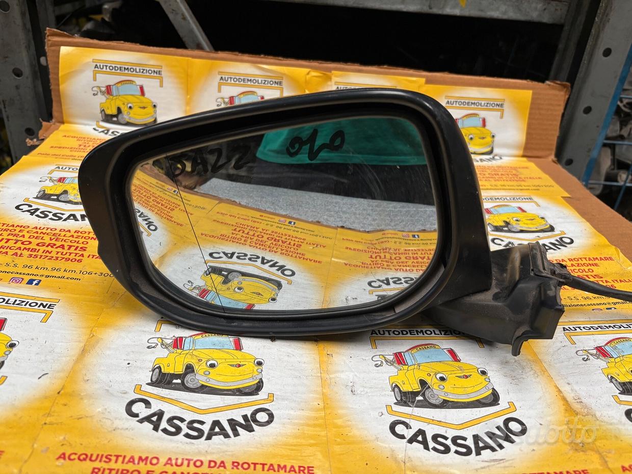 Calotta Specchio Retrovisore Destro Per Honda Jazz 2008-2010 - Non Verniciata (Primer) - Ricambio Auto