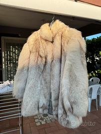 PELLICCIA AUTENTICA VOLPE BIANCA GROENLANDIA