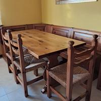 Giropanca +tavolo + 3 sedie