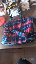 Borsa donna in tessuto tartan scozzese