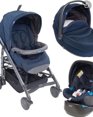 Trio Chicco blu
