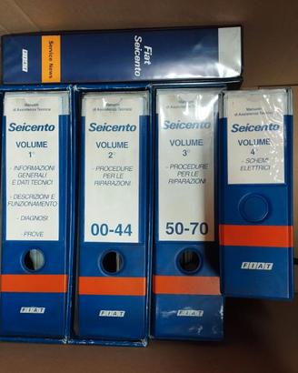 Manuali d'officina Fiat Seicento / 600