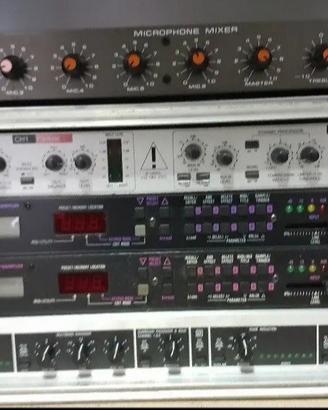 APPARECCHIATURA AUDIO PER STUDIO O LIVE