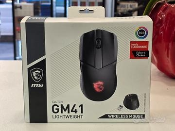 Mouse Gaming MSI Clutch GM41 Lightweight – Usato